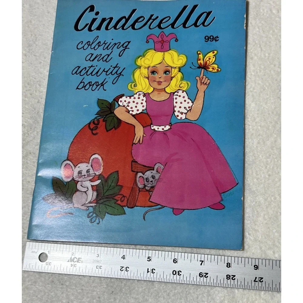 Vtg Landoll 1984, 1986 Nursery Rhyme Coloring Books Set Of 5 Not Used 8.5
